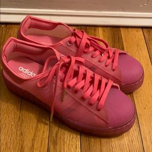 Hot Pink Adidas Jelly Superstars